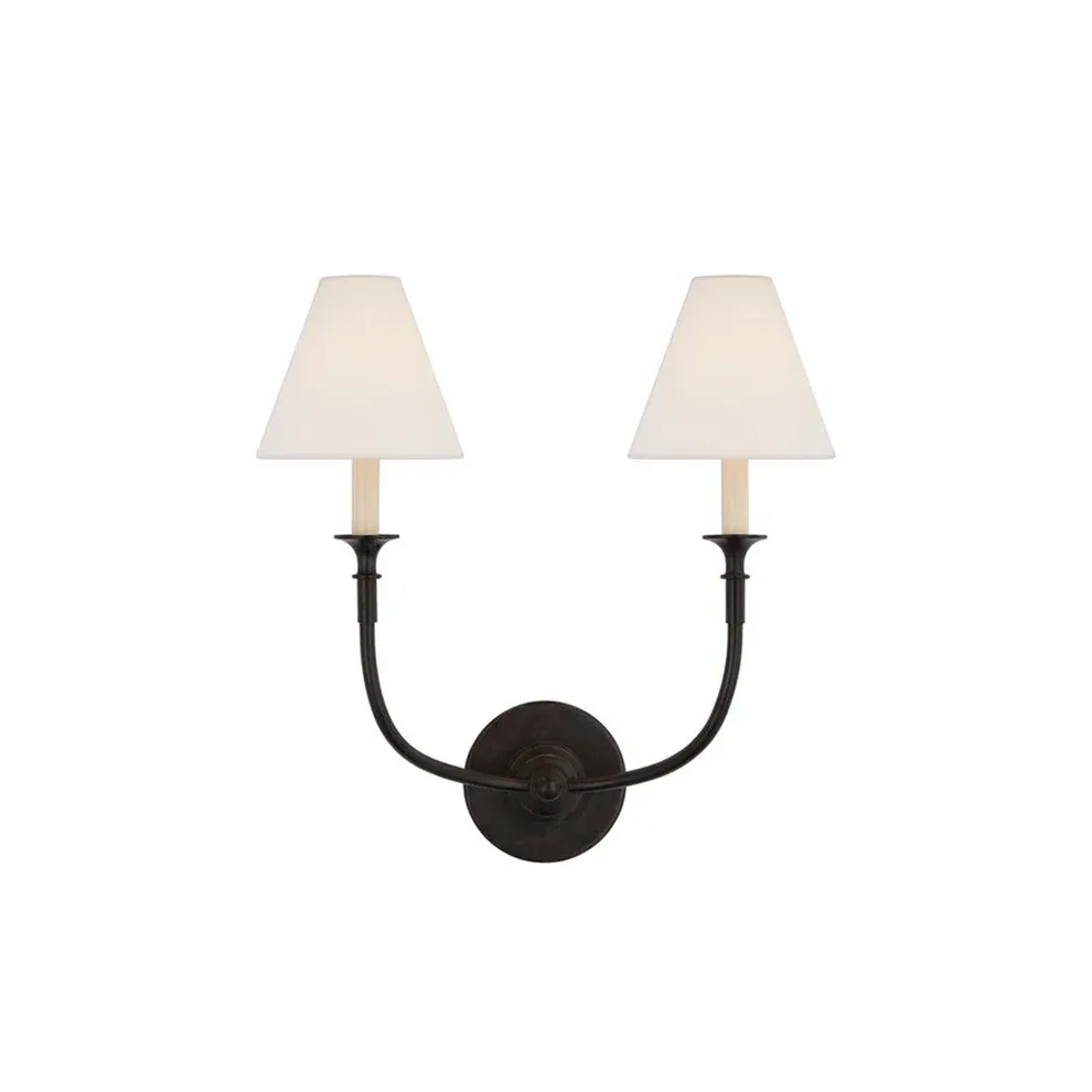 Austin Vintage Black Arm Wall Lamp