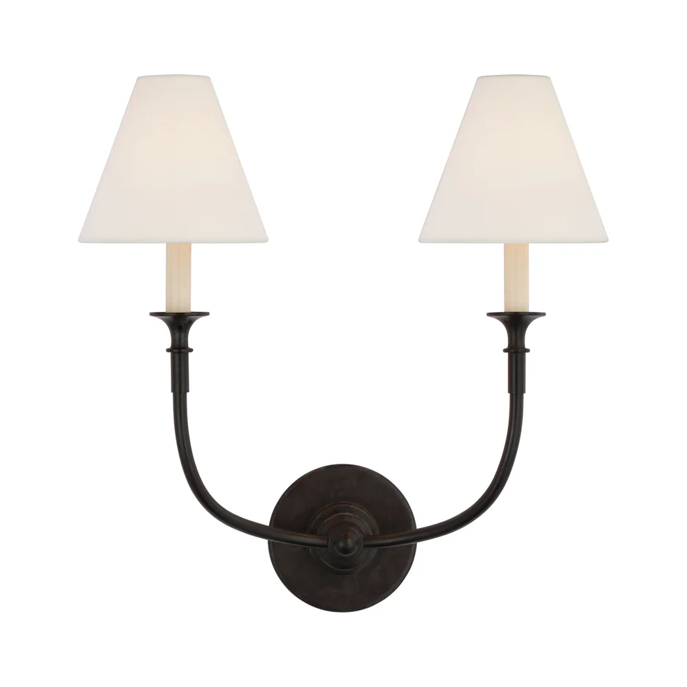 Austin Vintage Black Arm Wall Lamp