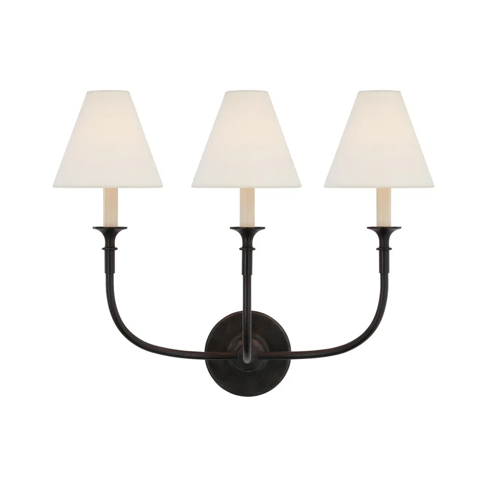 Austin Vintage Black Arm Wall Lamp