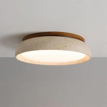 Zaid Natural Travertine Ceiling Light