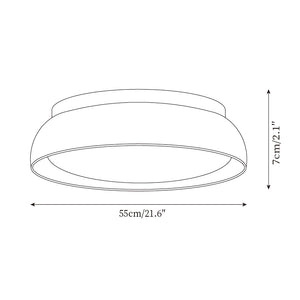 Zaid Natural Travertine Ceiling Light