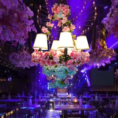 Floral Nest Pendant Light in Restaurant