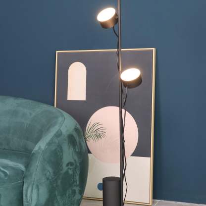 Avi Floor Lamp by Las Sola with modern art