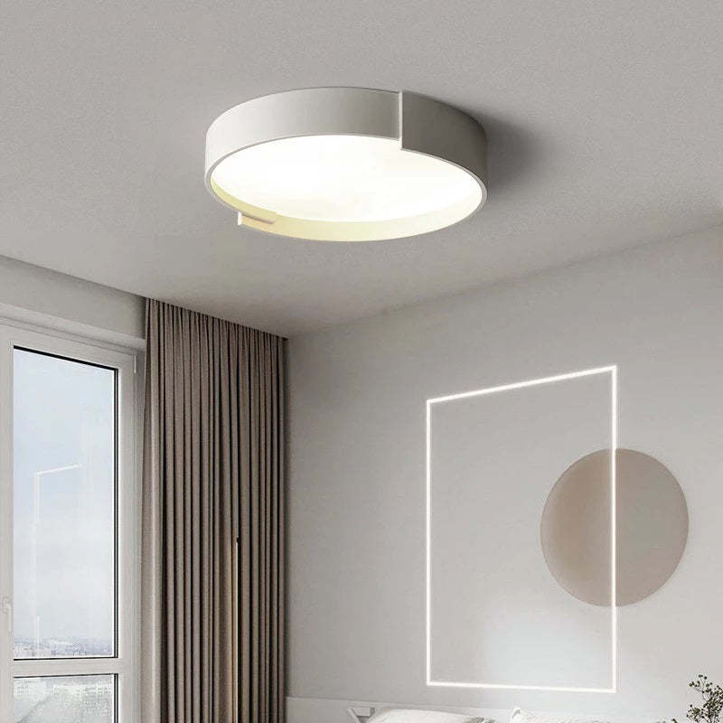 Quinn Flush Mount Ceiling Light in a bedroom