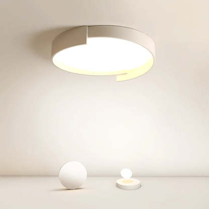 Quinn Modern Round Flush Mount Ceiling Light, Ambient Lighting