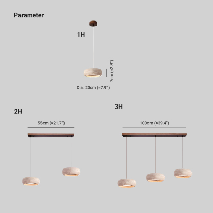 Ozawa Pendant Light Dimensions and Specifications
