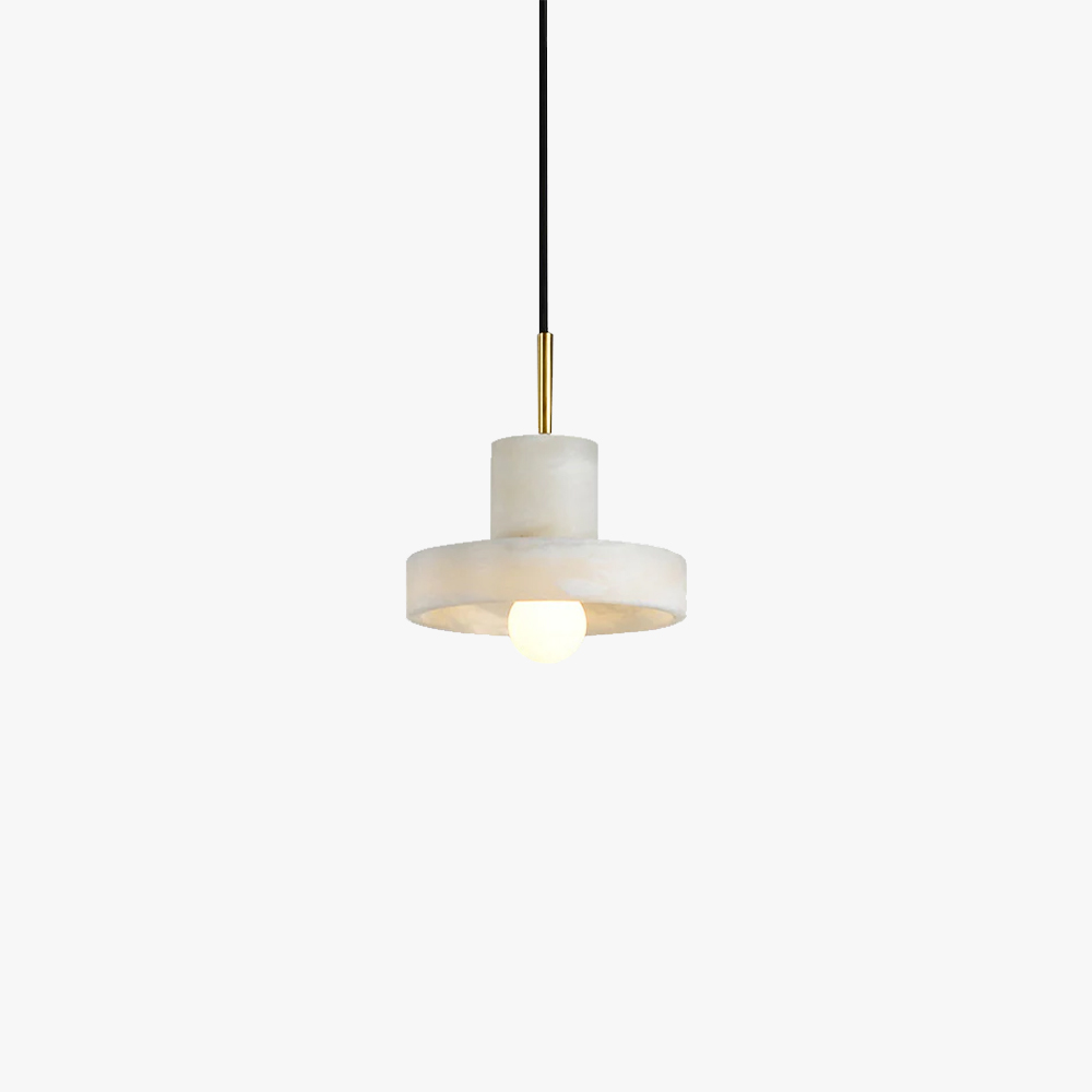 Ozawa Modern Round Resin Pendant Light for Bedroom or Dining Room