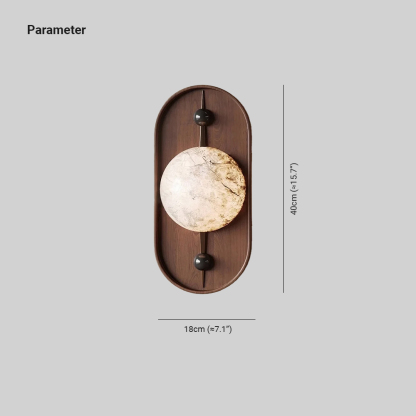 Muto Wall Lamp Dimensions - 40cm x 18cm