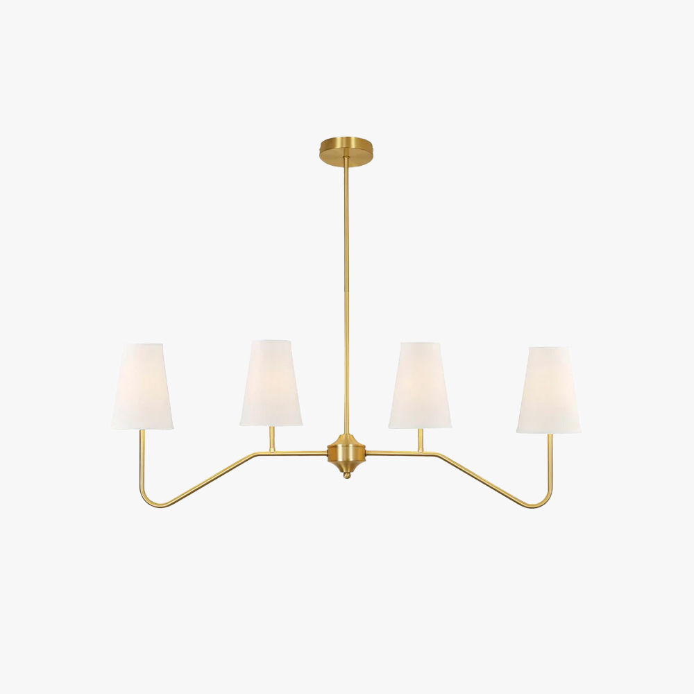 Alessio Vintage Classical Metal Fabric Pendant Light Shades Living Dining Room