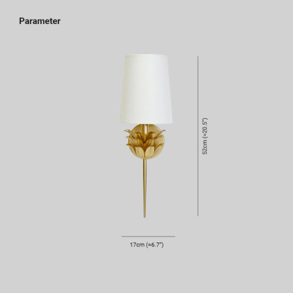 Alessio Vintage Antique Metal Fabric Wall Light Shades Bathroom Bedroom