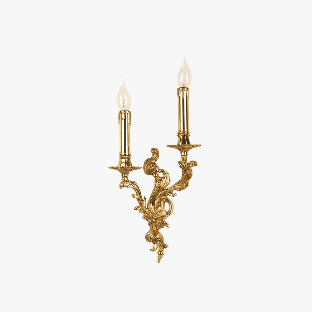 Alessio Vintage Palace Candle Wall Light Living Room Bedroom Bathroom