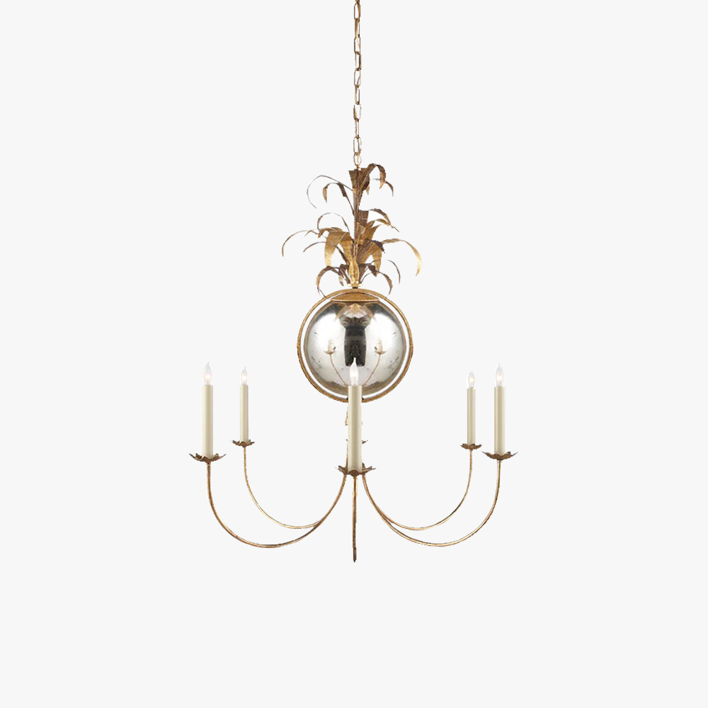 Alessio  Vintage Metal Brass Pendant Light Dining Room Bedroom