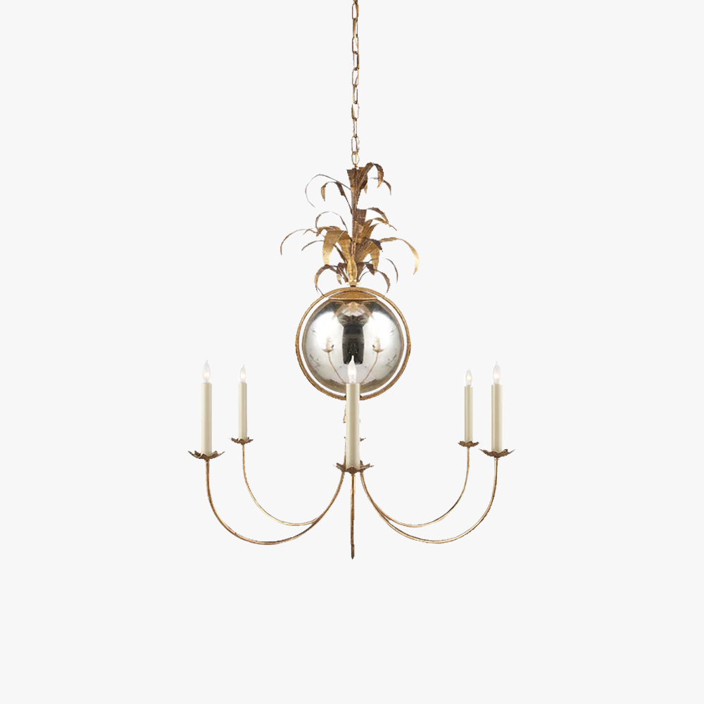 Alessio Vintage Metal Brass Pendant Light Dining Room Bedroom