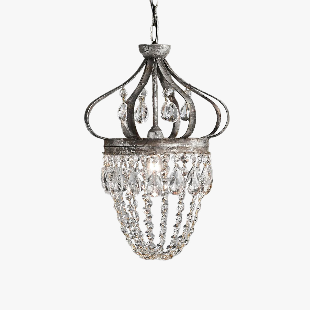 Marilyn Nordic Crystal Metal Silver Gold Pendant Light Dining Room Bedroom