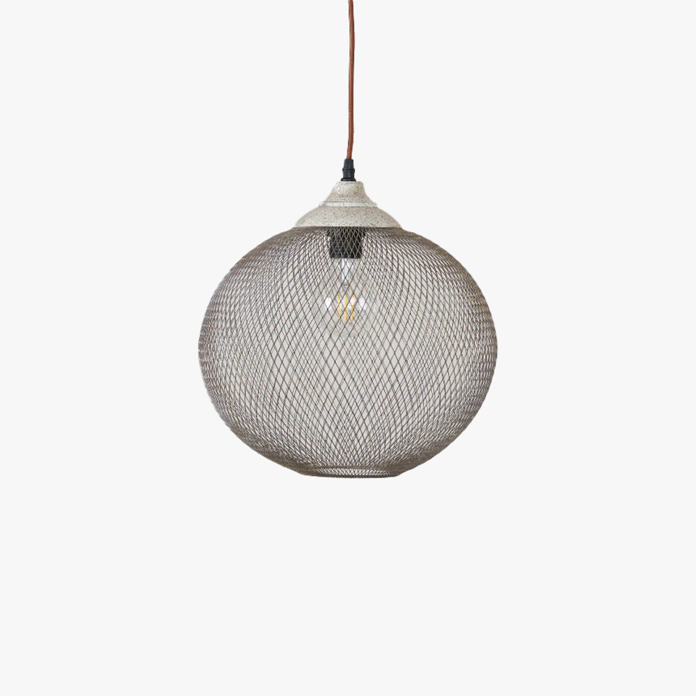 Hailie Modern Metal Rust Color Pendant Light Dining Room Bedroom