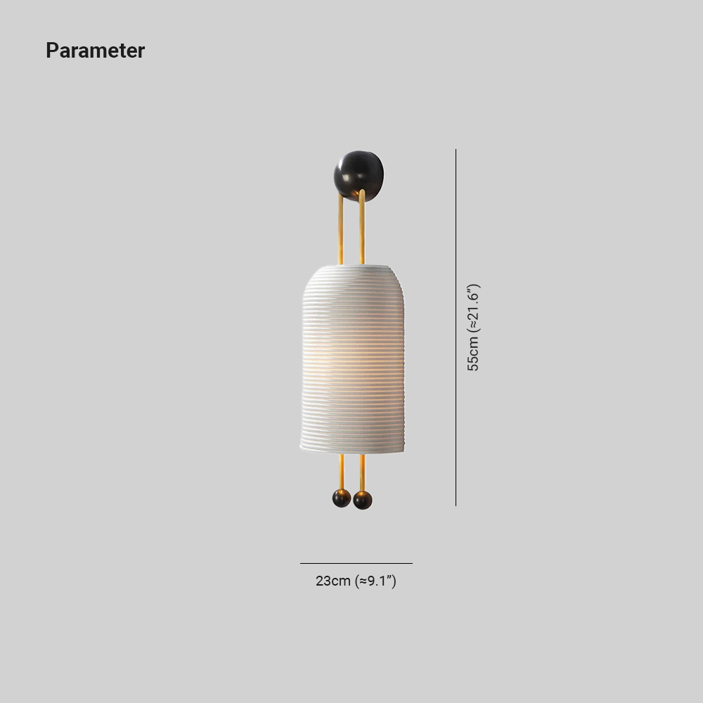 Alessio Metal Glass White Wall Lamp Dining Room Bedroom