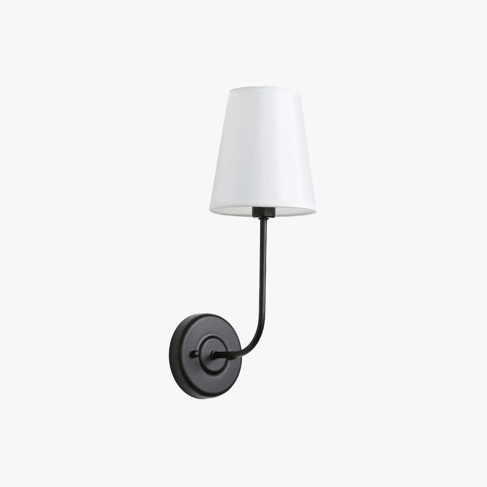 Meza Modern Metal Fabric Indoor Wall Lamp Bedroom