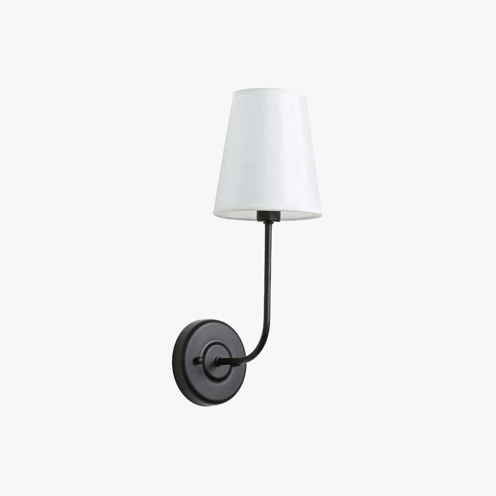 Meza Modern Metal Fabric Indoor Wall Lamp Bedroom