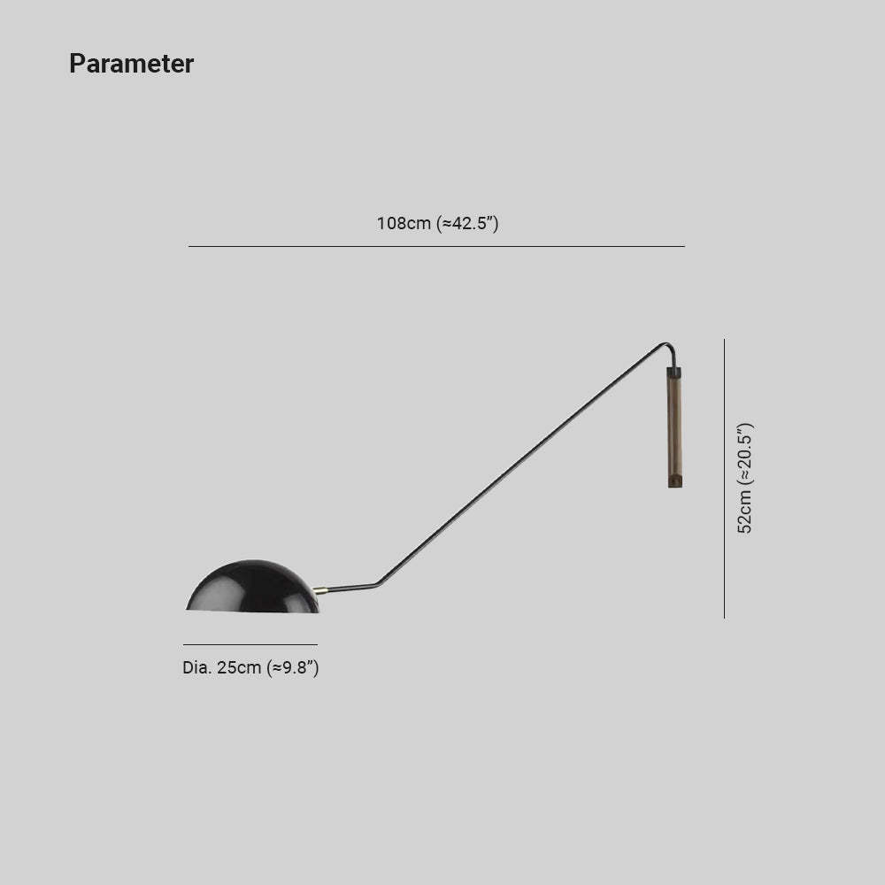 Orr Nordic Wall Lamp Dimensions