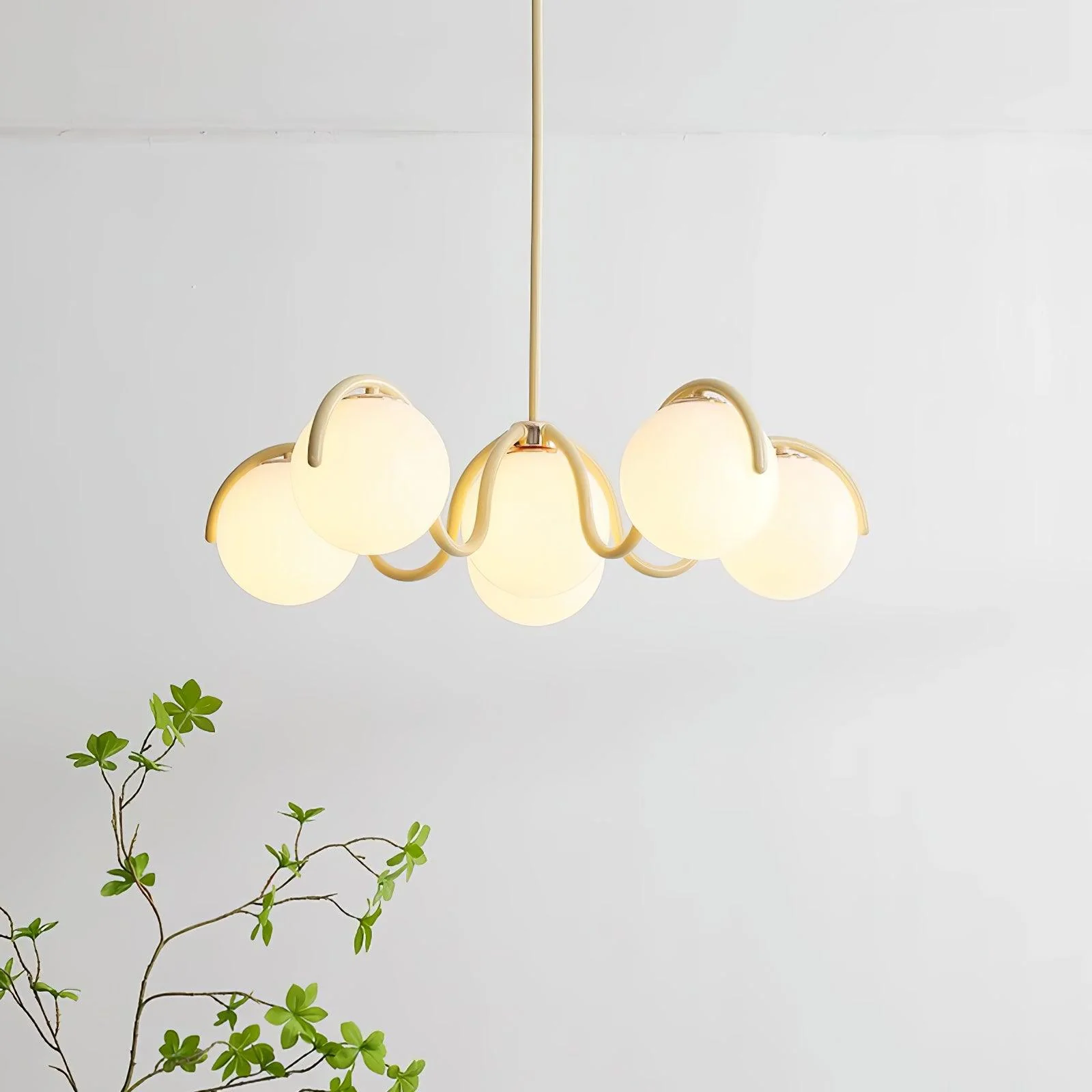 Valentina Vintage Metal Glass Pendant Light Bedroom Living Room