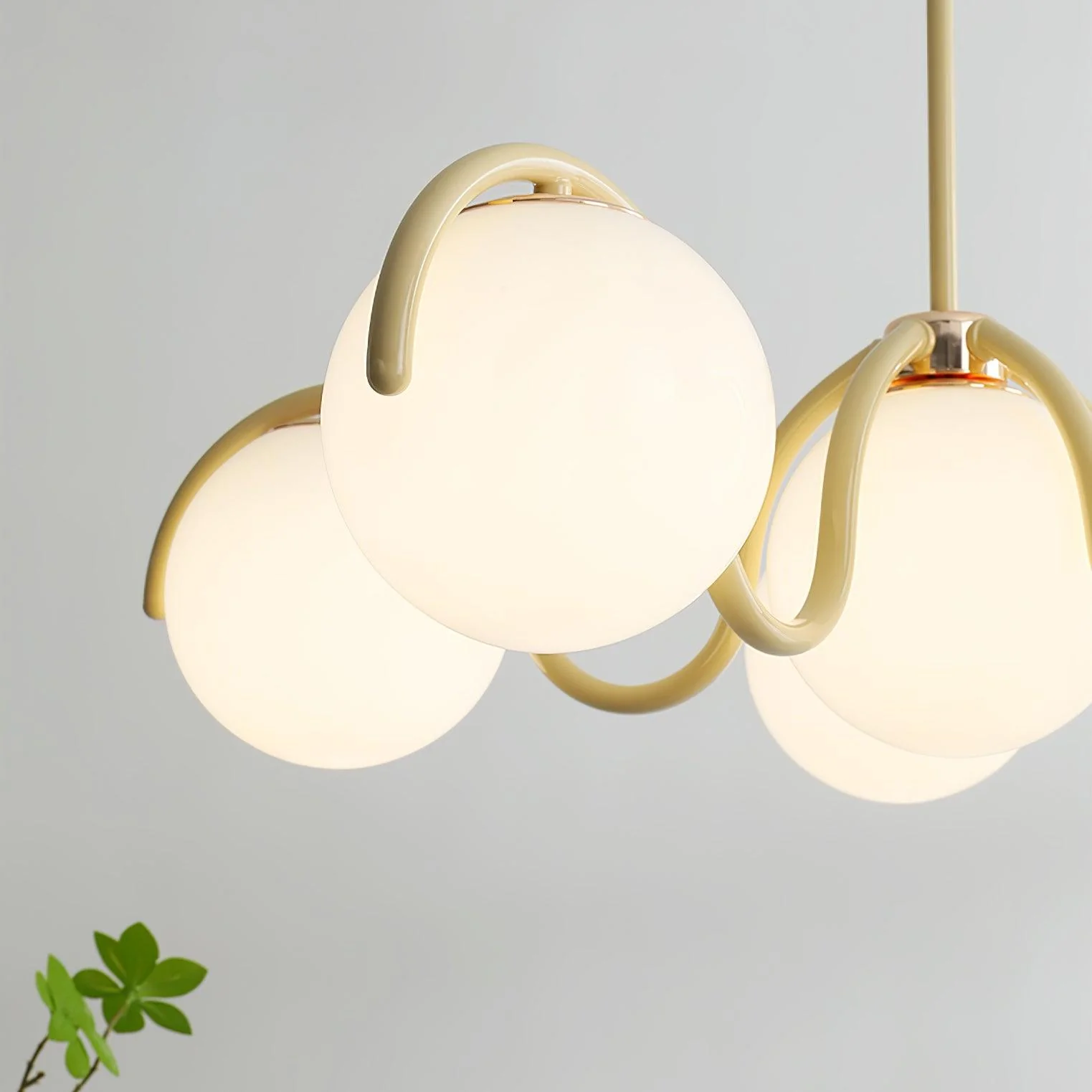 Valentina Vintage Metal Glass Pendant Light Bedroom Living Room