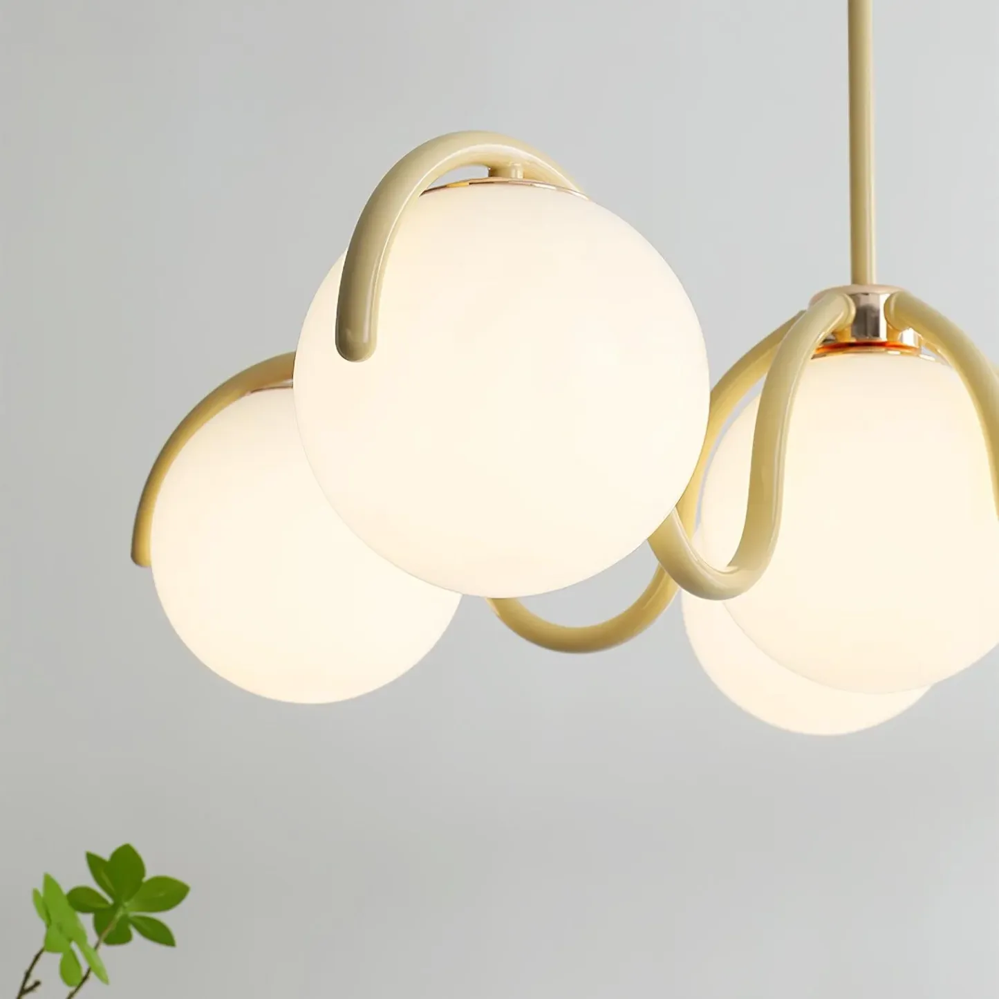Valentina Vintage Metal Glass Pendant Light Bedroom Living Room