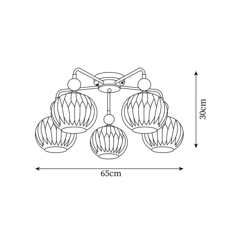Lily Lantern Chandeliers