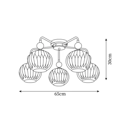 Lily Lantern Chandeliers