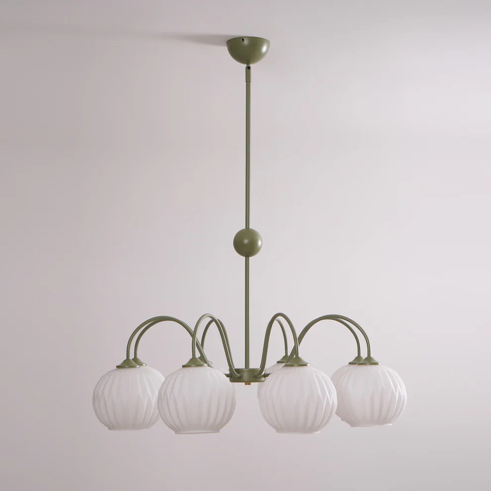 Lily Ripple Glass Chandeliers