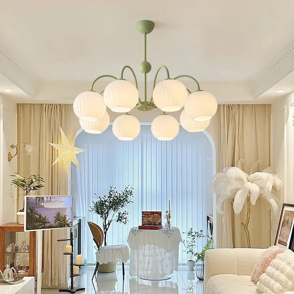 Lily Ripple Glass Chandeliers