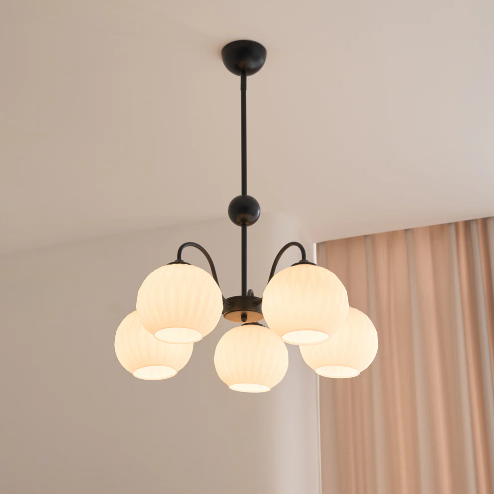 Lily Ripple Glass Chandeliers