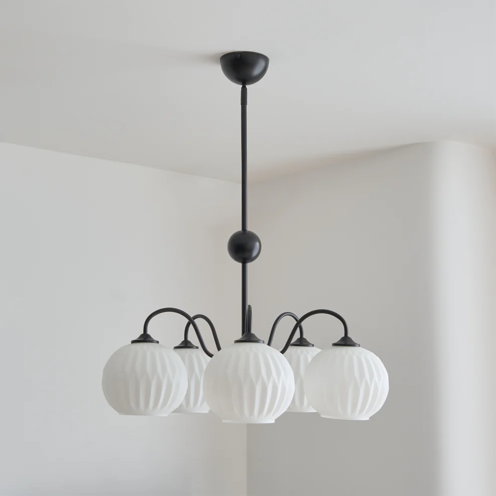 Lily Ripple Glass Chandeliers