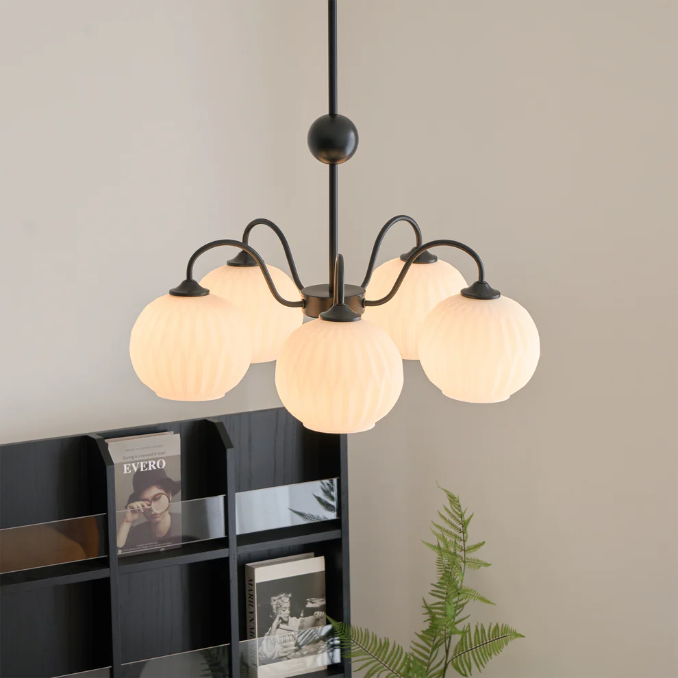 Lily Ripple Glass Chandeliers