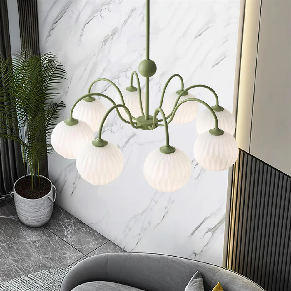 Lily Ripple Glass Chandeliers
