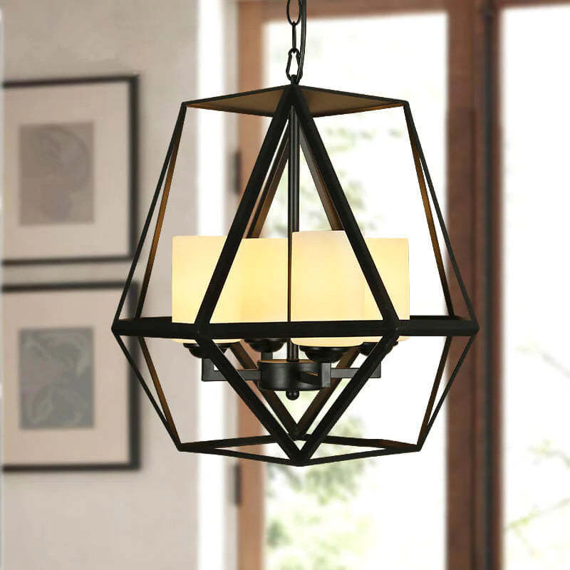 Alessio Black Metal Pendant Light Fixture