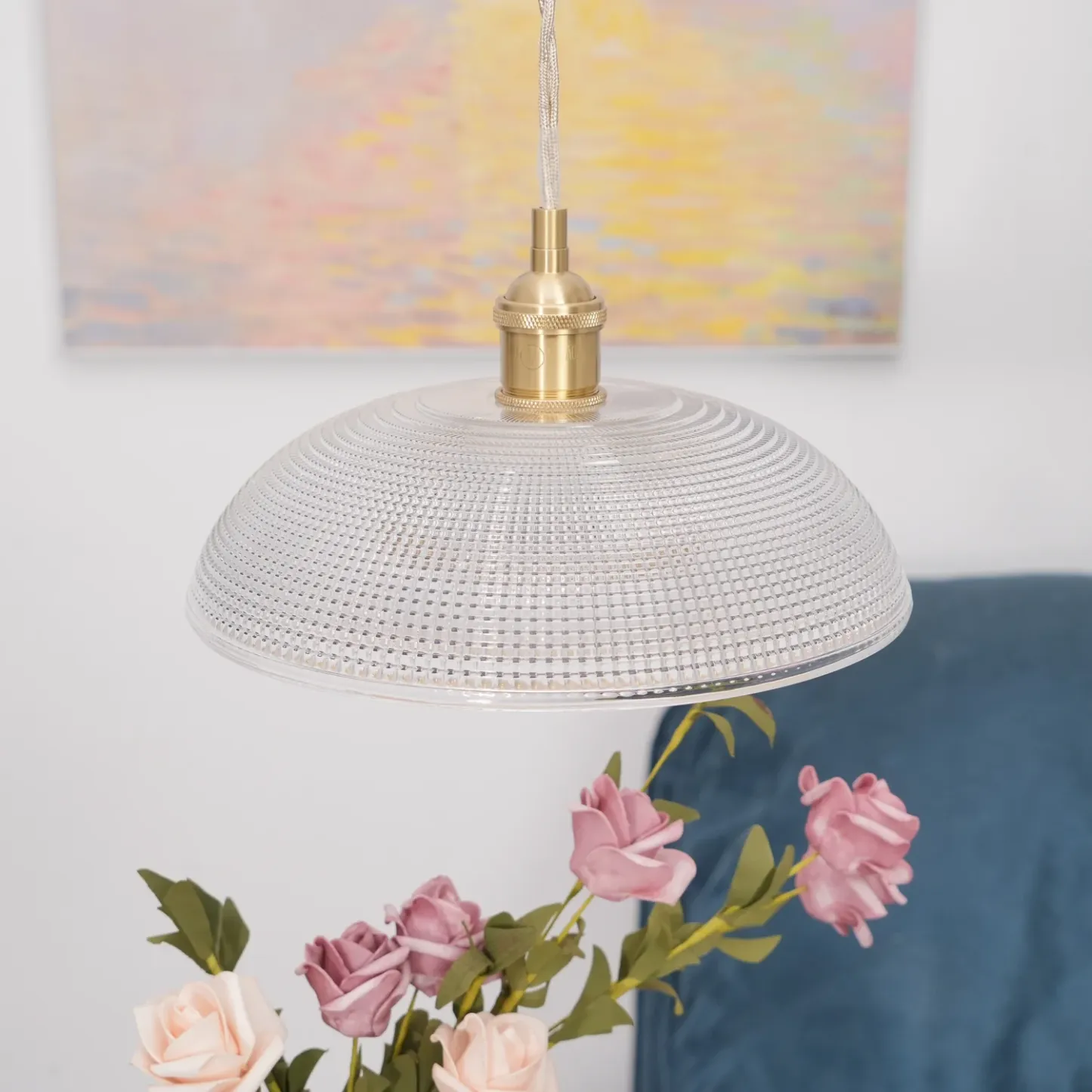 Hailie Modern Metal Glass Opaque Pendant Light Pendant Light