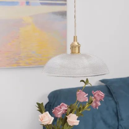 Hailie Modern Metal Glass Opaque Pendant Light Pendant Light