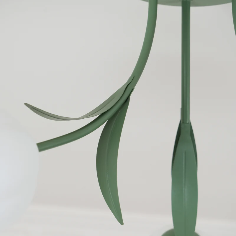 Lily Natural Flower Flush Mount Ceiling Light