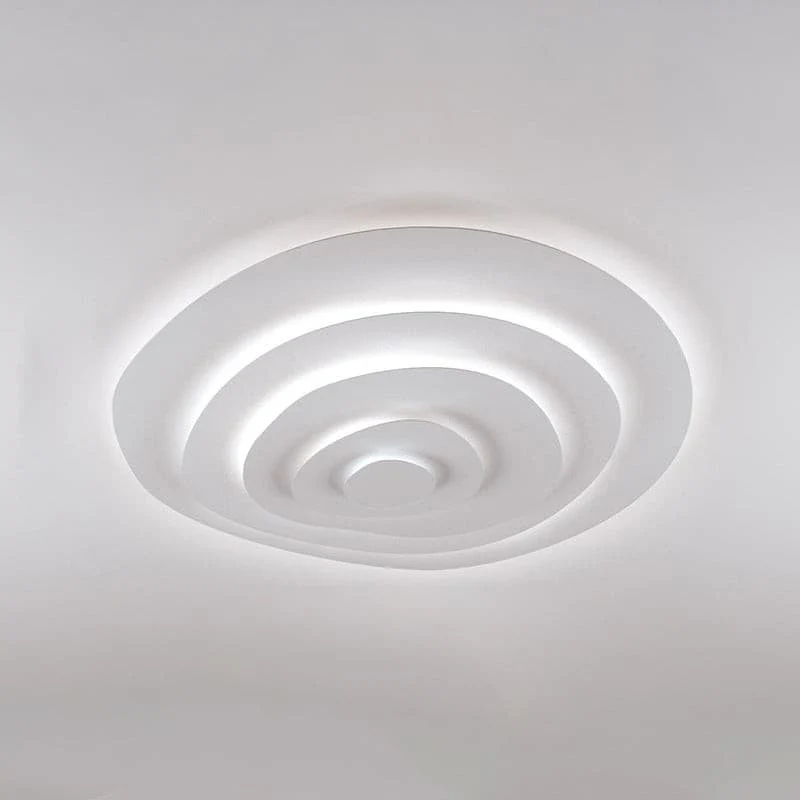 Quinn Modern Ripple Metal Ceiling Light Fixture Bedroom Living Room