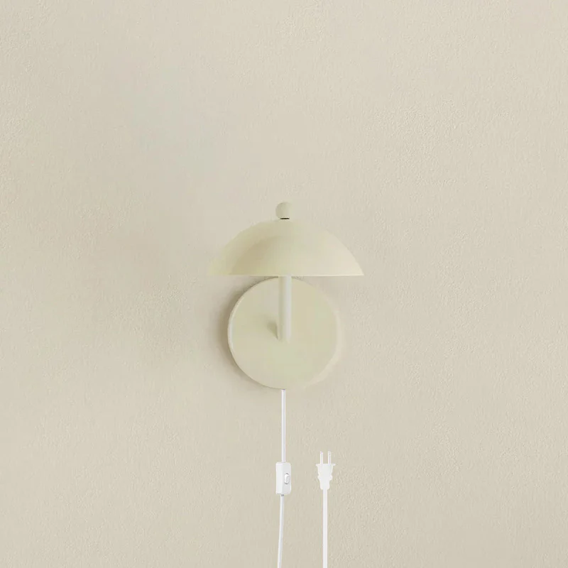 Austin Black Curved Arm Wall Lamp