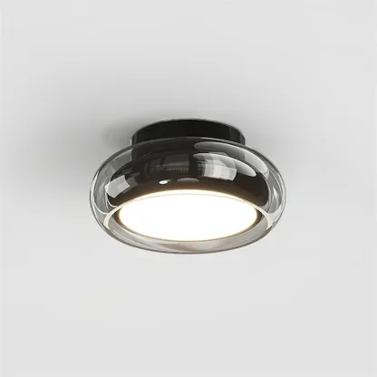 Hailie Retro Glass Flush Mount Ceiling Light
