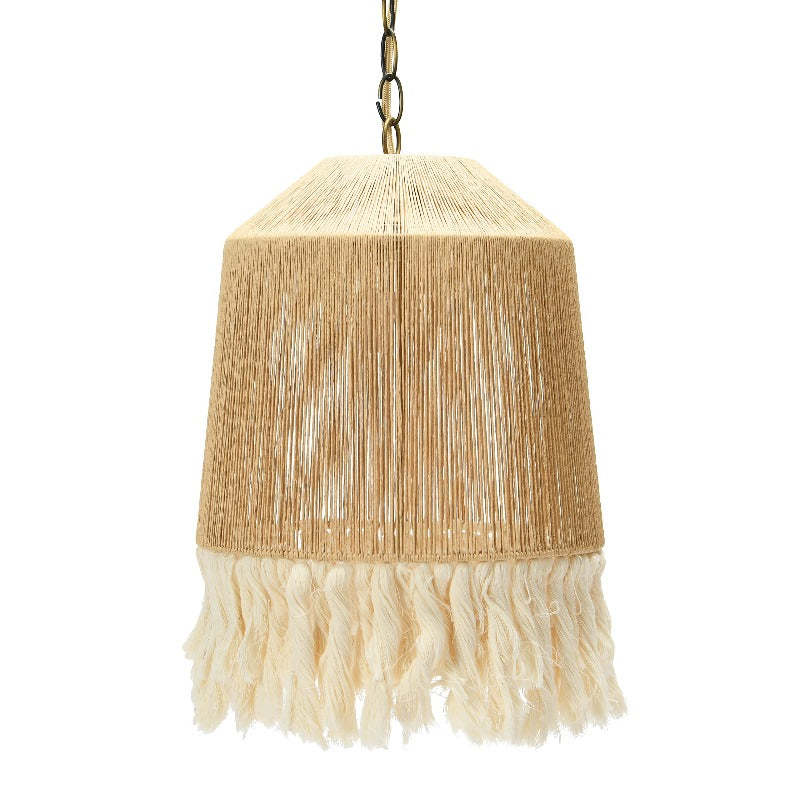 Ritta Creative Pendant Light with Rope and Fringe