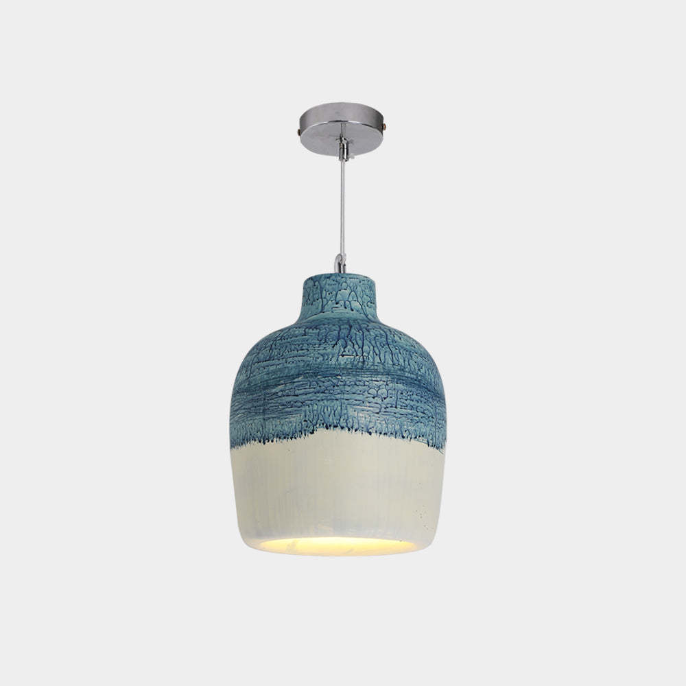 Blue & White Byers Pendant Light - Wabi Sabi Style
