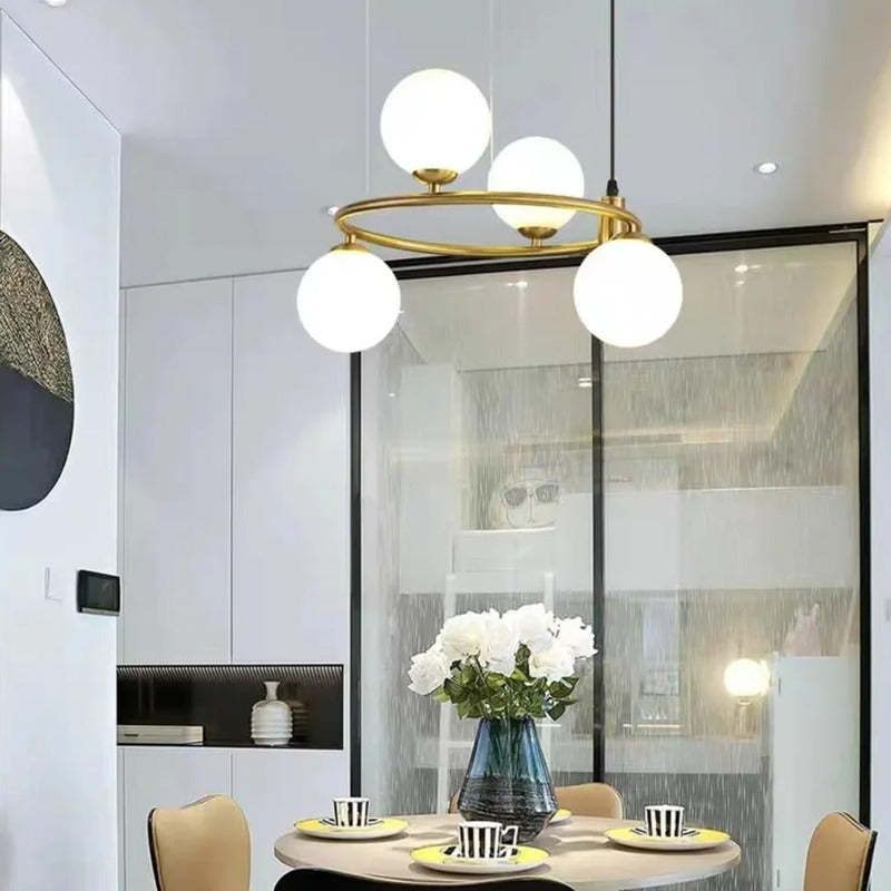 Valentina Nordic pendant light over dining table