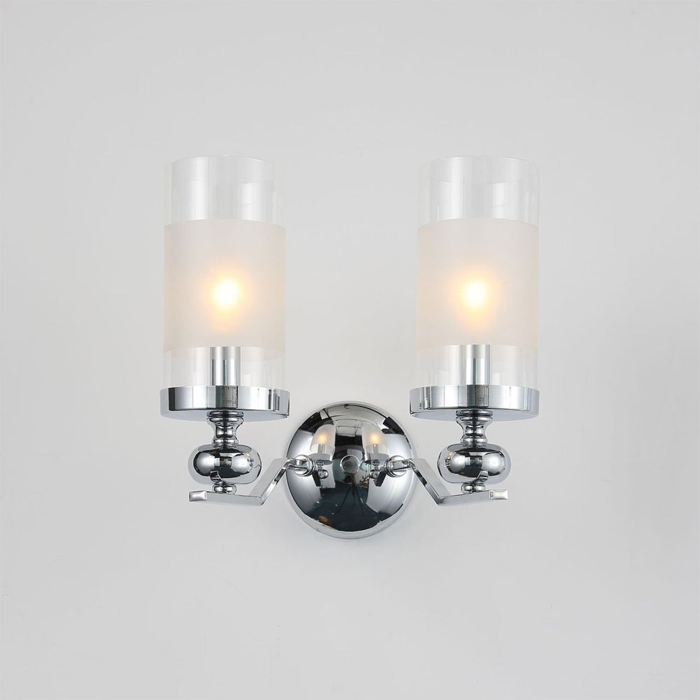 Alessio Retro Wall Lamp - Metal & Glass Lighting