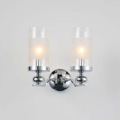 Alessio Retro Wall Lamp - Metal & Glass Lighting