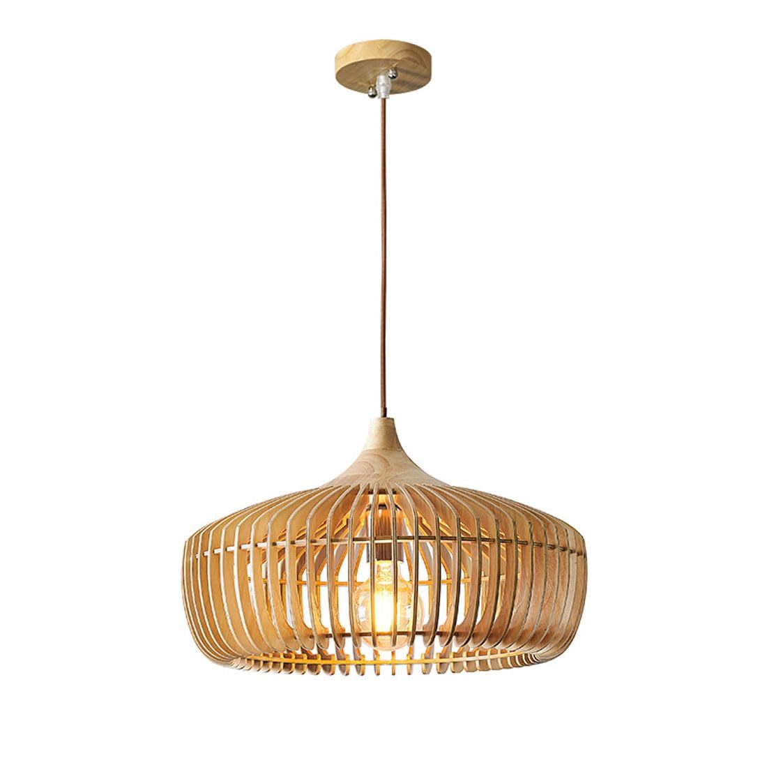 Ozawa Nordic Japanese wood pendant light, bedroom/living room lighting