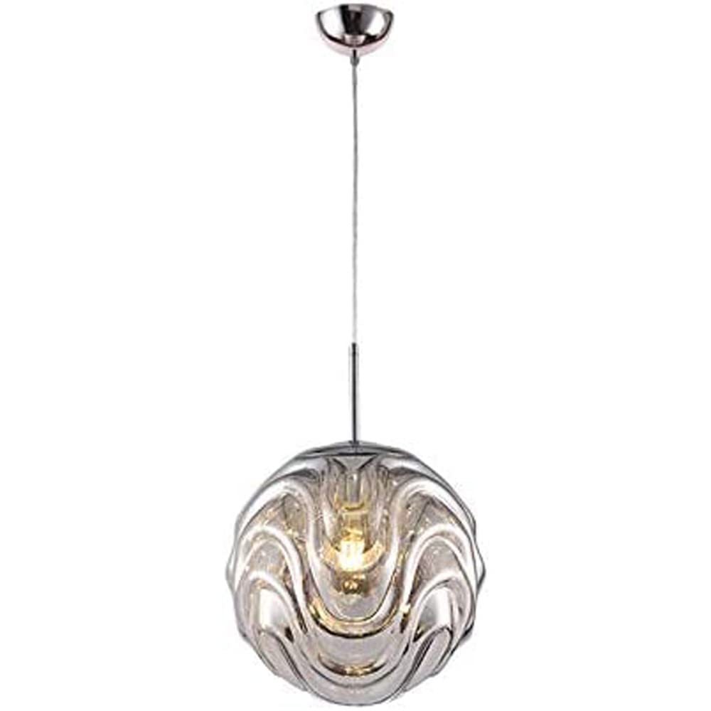 Hailie Modern Sphere Pendant Light - Silver