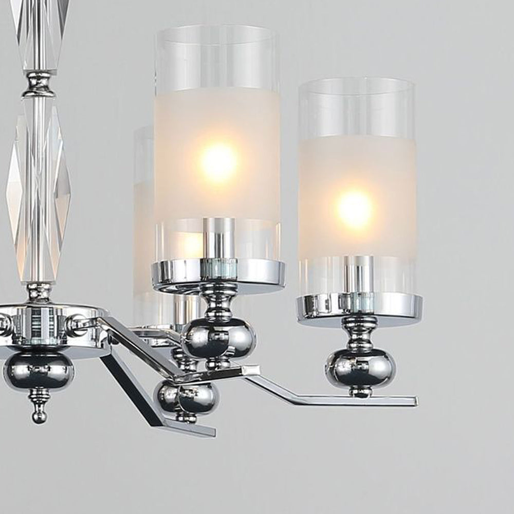 Alessio Retro Metal Glass Chandelier Lighting