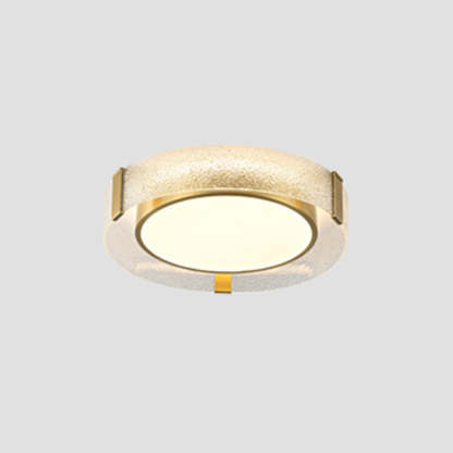 Quinn Modern Ceiling Light - Frosted Glass and Metal